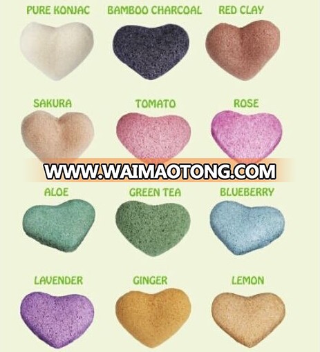 100% Pure Natural Cleaning Konjac Sponge