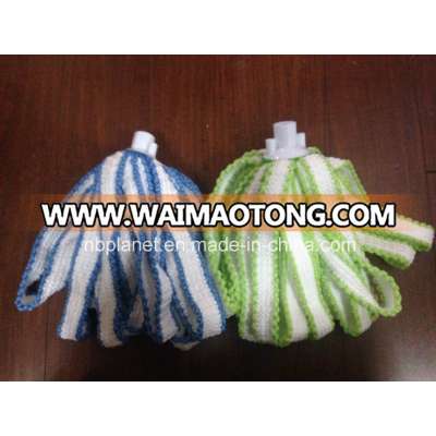 Microfiber Yarn Screw Mop Head in Strip Shape